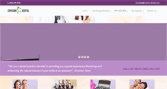 Desktop Screenshot of envision-dental.com
